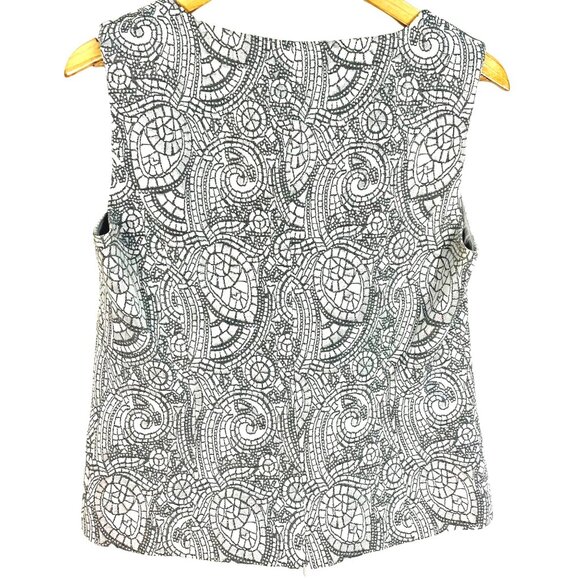 Elite Champagne 2 PC Blazer Shell Silver Brocade Mother of Bride Church Size 10 - Picture 7 of 10